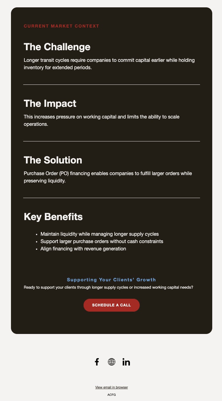 Trade Finance Insight — Content